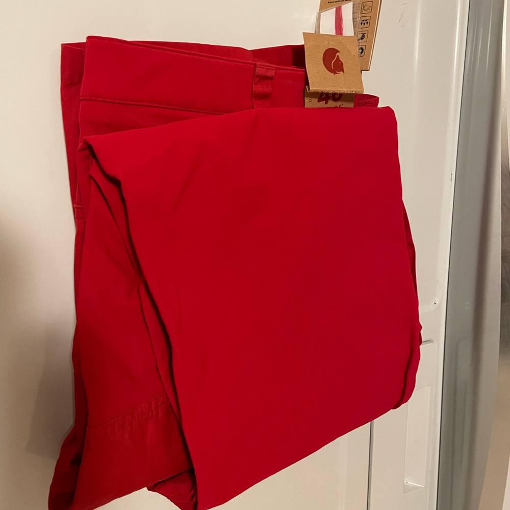 Fjallraven Nikka pants, red, new, 46